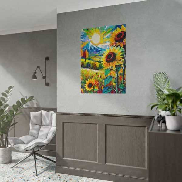 18438862746506647203_2048.jpeg Colorful Autumn Sunflower Field Art Poster