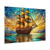 1988405933669061566_2048.jpeg Digital Art, Stained Glass Old Ship Poster