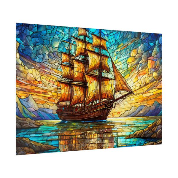 2140869209712504007_2048.jpeg Digital Art, Stained Glass Old Ship Poster