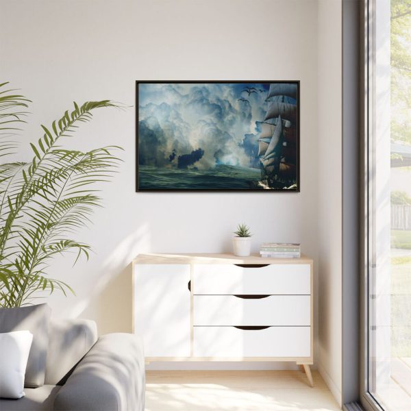 2168467886491409579_2048.jpeg Ship In The Sea Through Storm Framed Canvas