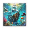 2238254742803058801_2048.jpeg Sunken Pirate Ship Art Framed Canvas
