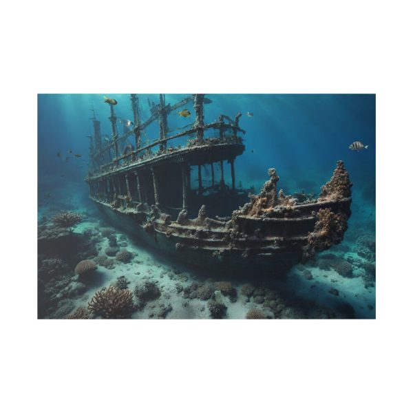 227965341878293900_2048.jpeg Ancient Sunken Ship Standard Canvas