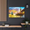 2478161124160929147_2048.jpeg Ship and Lighthouse Framed Canvas
