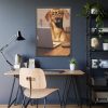 Dog Using Laptop Computer Framed Poster