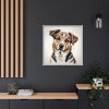 25092680673685256_2048.jpeg Dog Cartoon Sketch Framed Canvas