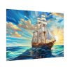 2516319650762372229_2048.jpeg Vintage Sail Ship Stained Glass Poster