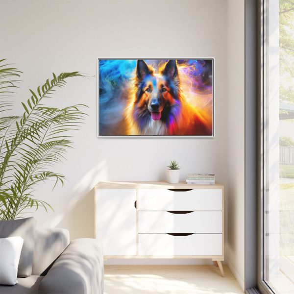 2517452440351948930_2048.jpeg Scottish Shepherd Dog Framed Canvas