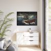 2605627791388560427_2048.jpeg Old Boat In Storm Framed Canvas