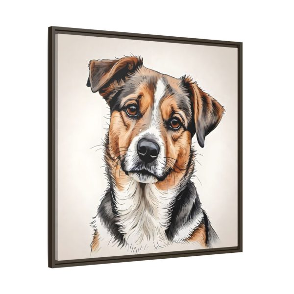 2706586387709425575_2048.jpeg Dog Cartoon Sketch Framed Canvas