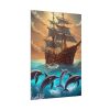 2711026712815113473_2048.jpeg Dolphins And Ship Art Print Poster