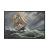 2769343879741398370_2048.jpeg Sail Ship And Stormy Sea Framed Canvas
