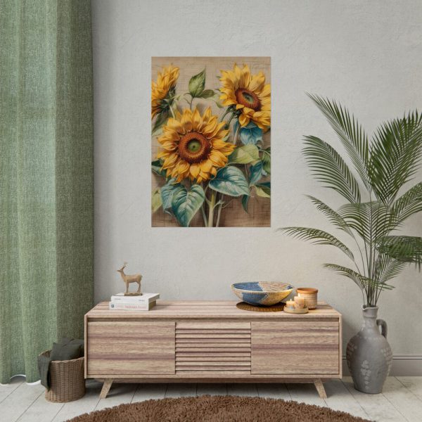 2771445566407471083_2048.jpeg Vintage Sunflower Art Print Poster