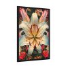 2928889534213717981_2048.jpeg Vintage Lily And Hearts Art I Framed Poster