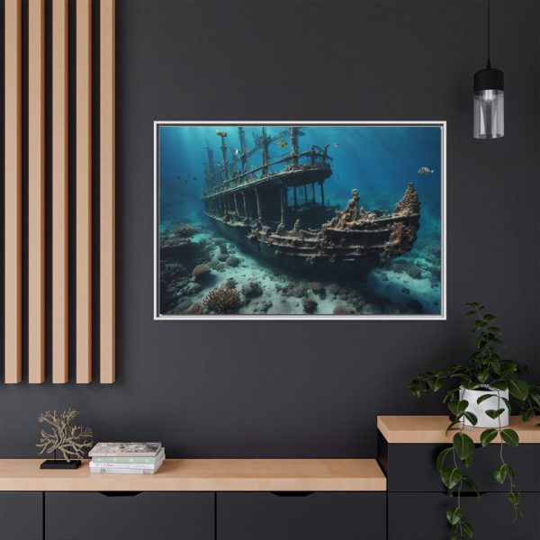 2976053168040555754_2048.jpeg Ancient Sunken Ship Framed Canvas