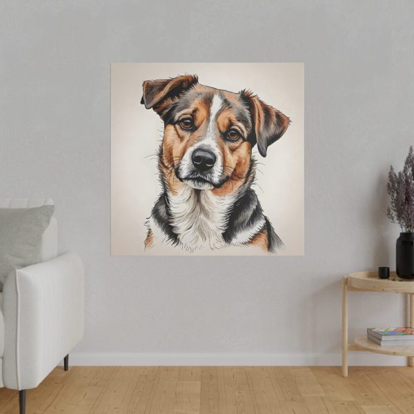 2980570991664709015_2048.jpeg Dog Cartoon Sketch Standard Canvas