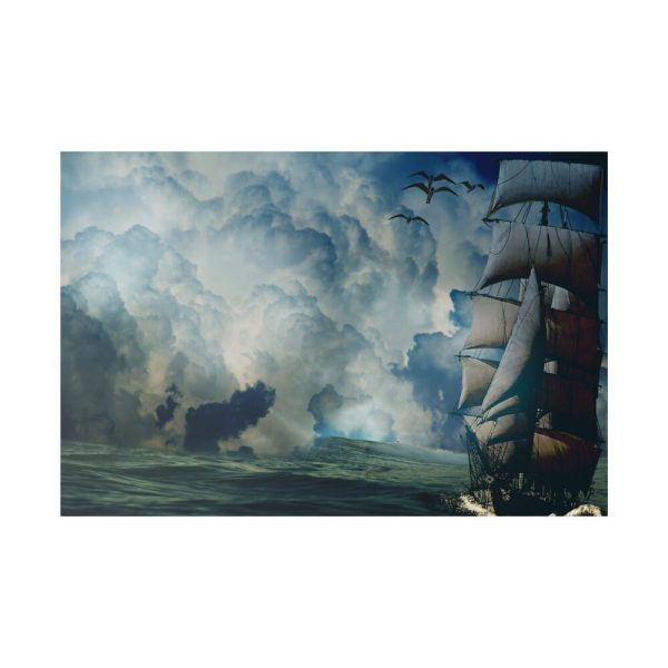 3096901979103771105_2048.jpeg Ship In The Sea Through Storm Standard Canvas