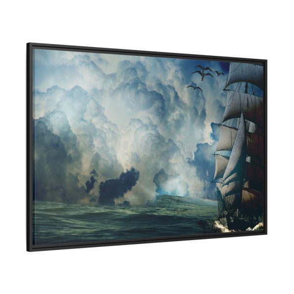 3116634877662282941_2048.jpeg Ship In The Sea Through Storm Framed Canvas