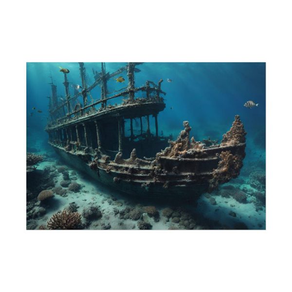 3132152825851266463_2048.jpeg Ancient Sunken Ship Poster
