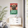 317302719059491448_2048.jpeg Black Friday Dog With Bag Framed Canvas