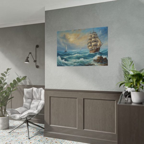 3230354073116680496_2048.jpeg Vintage Sail Ship In The Ocean Poster