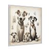 3391026236841653033_2048.jpeg Funny Dog Art Print Framed Canvas