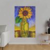 347074475701555080_2048.jpeg Single Sunflower in a Bottle Standard Canvas