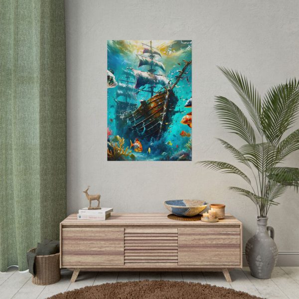 3485800112440123814_2048.jpeg Sunken Pirate Ship Art Poster