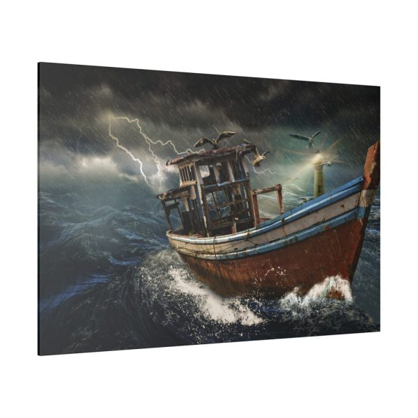 3627479845501014819_2048.jpeg Old Boat In Storm Standard Canvas