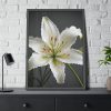3646277384855960388_2048-1.jpeg White Lily Flower Framed Poster