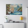 3683236403480960870_2048.jpeg Sail Ship Near Tropical Island Standard Canvas