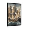 3697606012254580554_2048-1.jpeg Ancient Sail Ship In Ocean Framed Poster