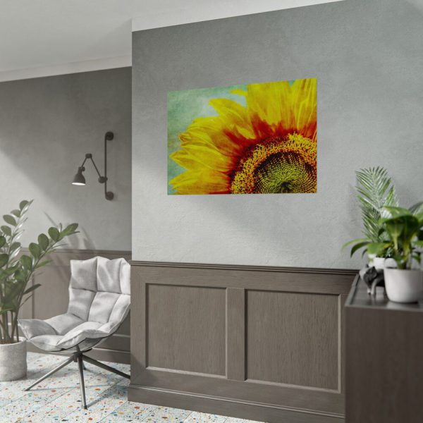 Sunflower Vintage Art Poster