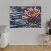 Water Lily Flower Blossom Water Standard Canvas
