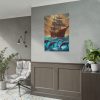 4140752171364167675_2048.jpeg Dolphins And Ship Art Print Poster