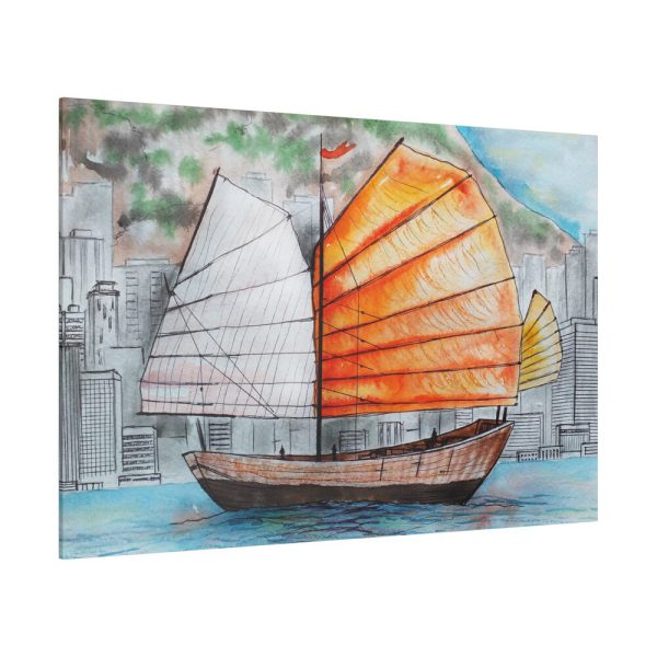 4224620853752686714_2048.jpeg Traditional Chinese Sailing Ship Standard Canvas