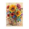 4311459341882554208_2048.jpeg Abstract Sunflower Sketch Art Print Poster
