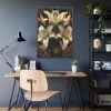 Vintage Lily And Hearts Art II Framed Poster