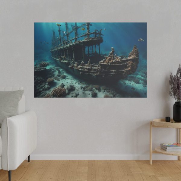 4437851529291503450_2048.jpeg Ancient Sunken Ship Standard Canvas