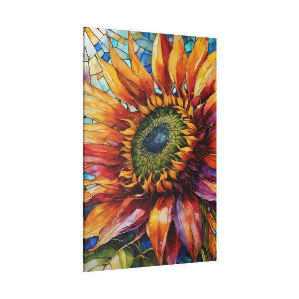 4515932813313265356_2048.jpeg Sunflower Mosaic Art Standard Canvas