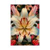 Vintage Lily And Hearts Art I Poster