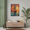 4699663667228184500_2048.jpeg Vintage Pirate Ship At Sea Art Poster