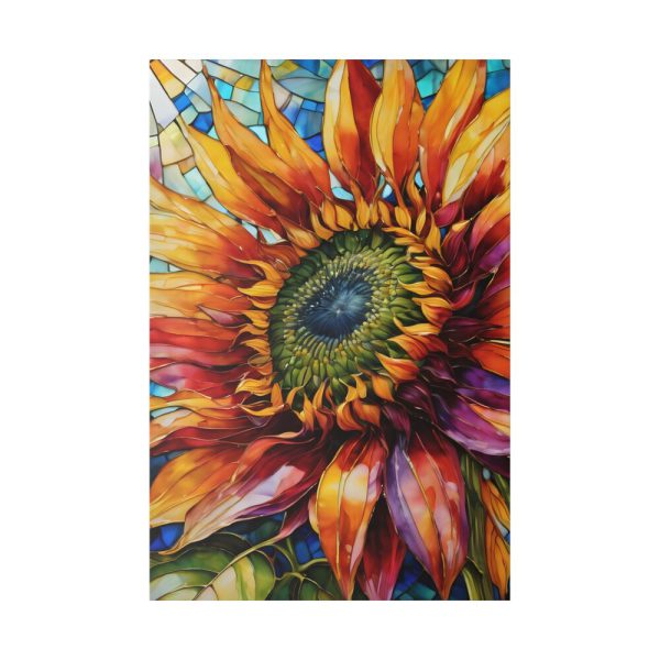 4755328215474098567_2048.jpeg Sunflower Mosaic Art Standard Canvas