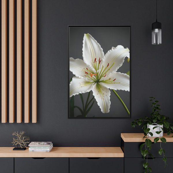 4755712905355379371_2048.jpeg White Lily Flower Framed Canvas