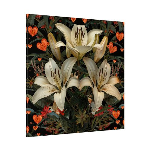 5213030994564471113_2048.jpeg Vintage Lily And Hearts Art II Standard Canvas