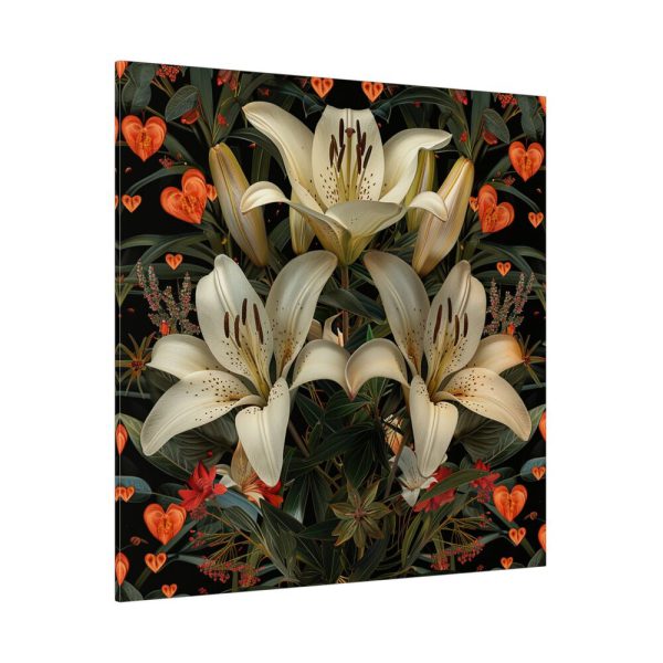 5213030994564471113_2048.jpeg Vintage Lily And Hearts Art II Standard Canvas