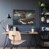 5235398974089745577_2048.jpeg Old Boat In Storm Framed Poster