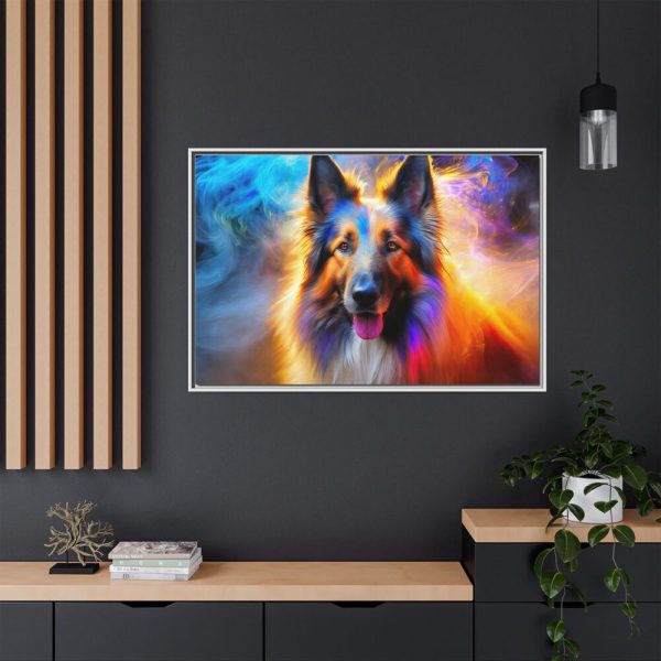 5256590752125179408_2048.jpeg Scottish Shepherd Dog Framed Canvas