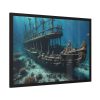 53243028020513389_2048.jpeg Ancient Sunken Ship Framed Poster