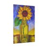 5506156611886519315_2048.jpeg Single Sunflower in a Bottle Standard Canvas