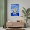 5539430392810939377_2048.jpeg White Sea Sailing Ship Poster